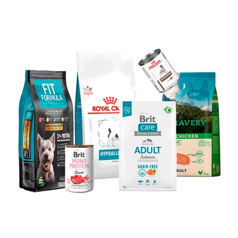 Selección de alimentos para perros con descuento