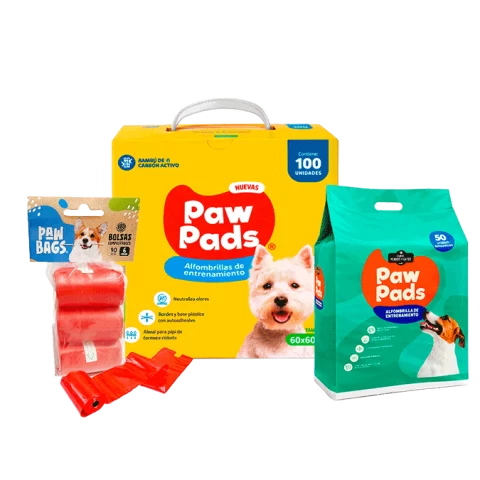 Línea Paws de sabanillas y bolsas