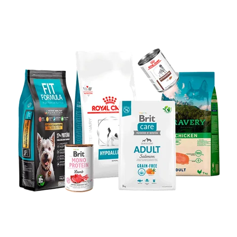 Selección de alimentos para perros