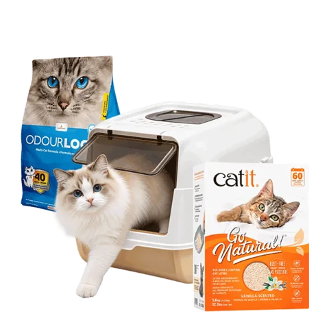 Arenas y baños para gatos