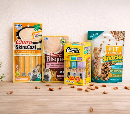 Oferta destacada de snacks para gatos
