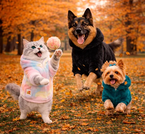 Vestuario perros y gatos otoño