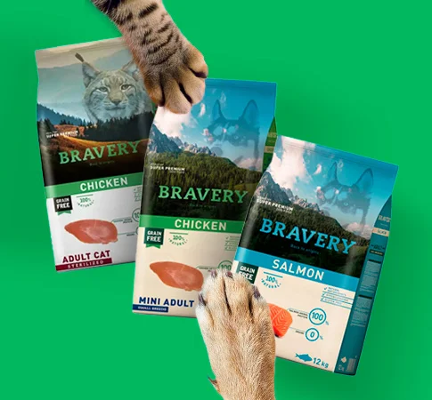 Alimento Bravery Perros y Gatos