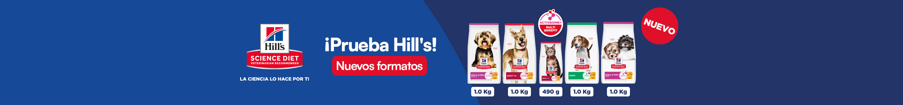 Banner alimentos marca Hill's patrocinado