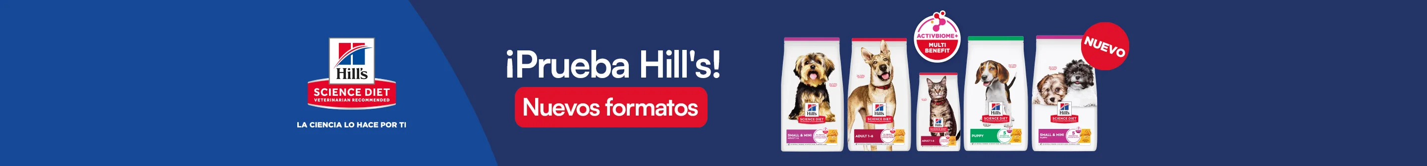 Banner alimentos marca Hill's patrocinado