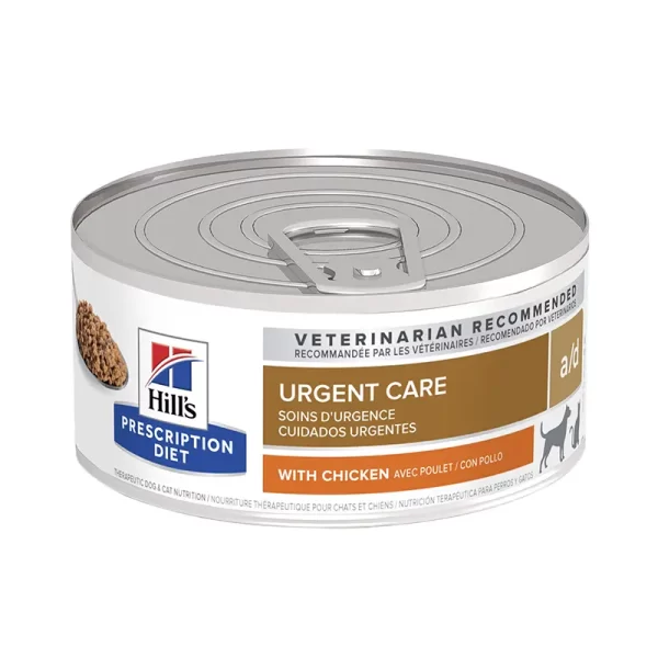 Hills Prescription Diet A/D Alimento húmedo para perro/gato en recuperación 156 gr