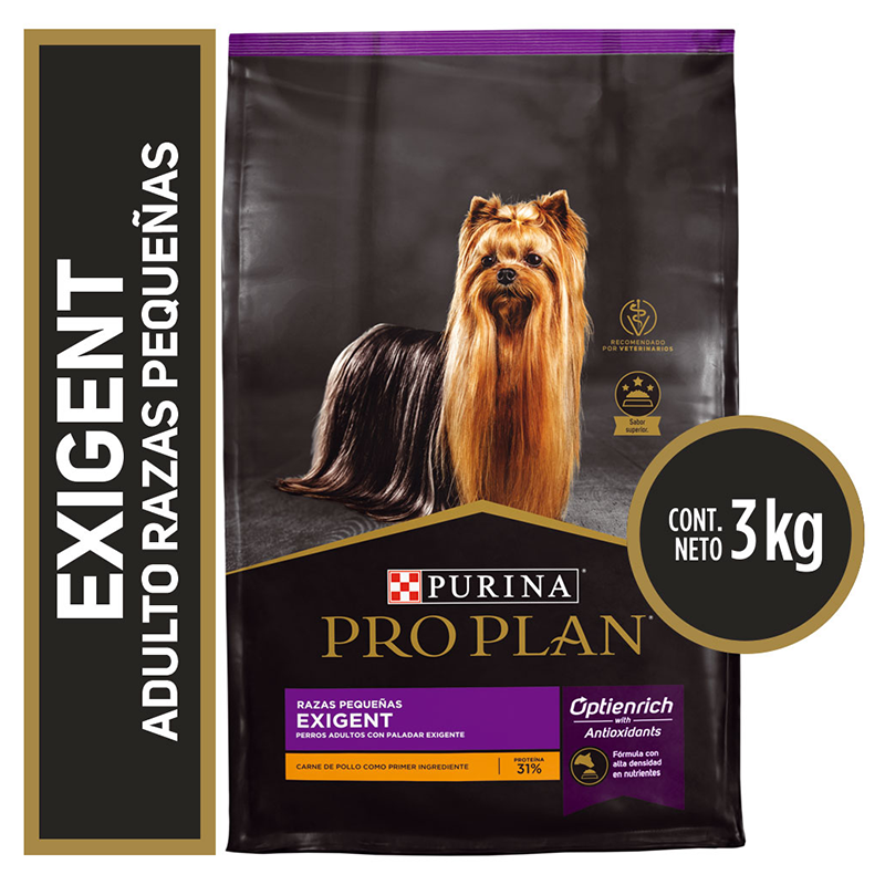 Pro Plan Alimento Seco Perro Pequeños Exigent 3kg