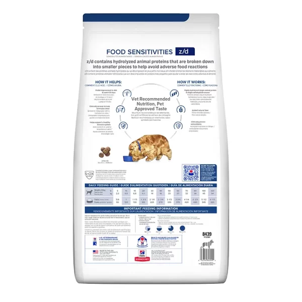 Hills Prescription Diet Z/D Alimento Para Perro Sensibilidades Alimentarias 3.6Kg