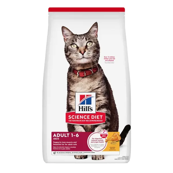 Hills Science Diet Adult Alimento Saludable Para Gato Adulto Sabor Pollo 3.2Kg