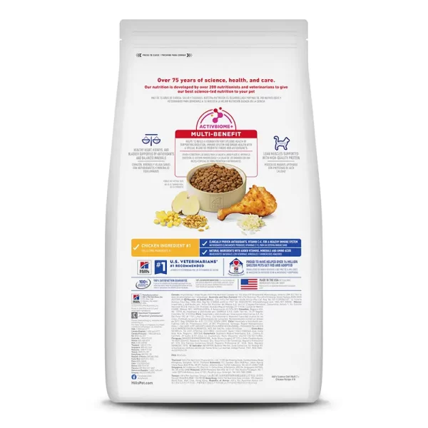 Hills Science Diet Adult 7+ Alimento Saludable Para Gato Senior y Fibras Naturales 1.8Kg