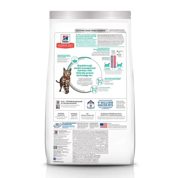 Hills Science Diet Perfect Weight Alimento de Control de Peso Para Gato Adulto 1.4Kg