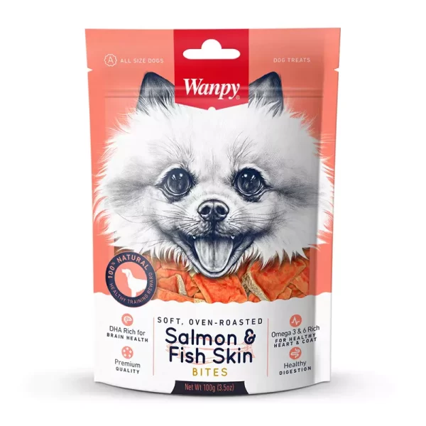 WANPY SALMON & FISH SKIN 100GR