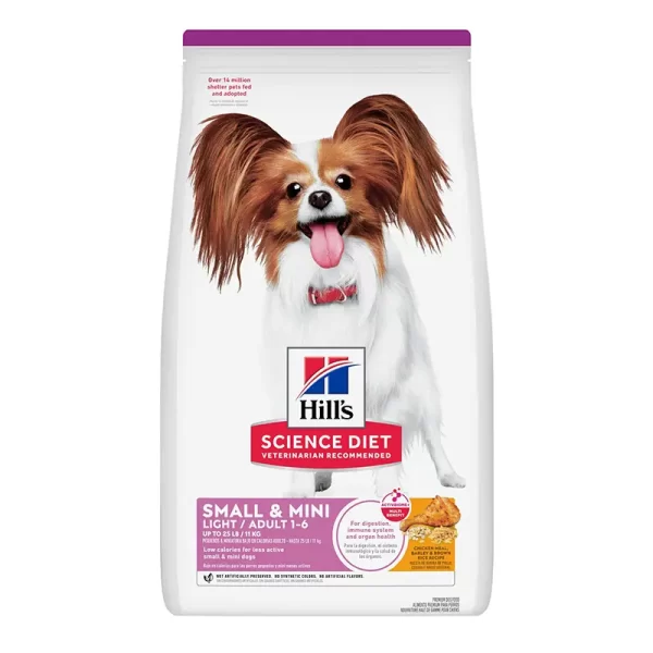 Hills Science Diet Small & Mini Light Alimento Para Perro Adulto Raza Pequeña y Mini 2Kg