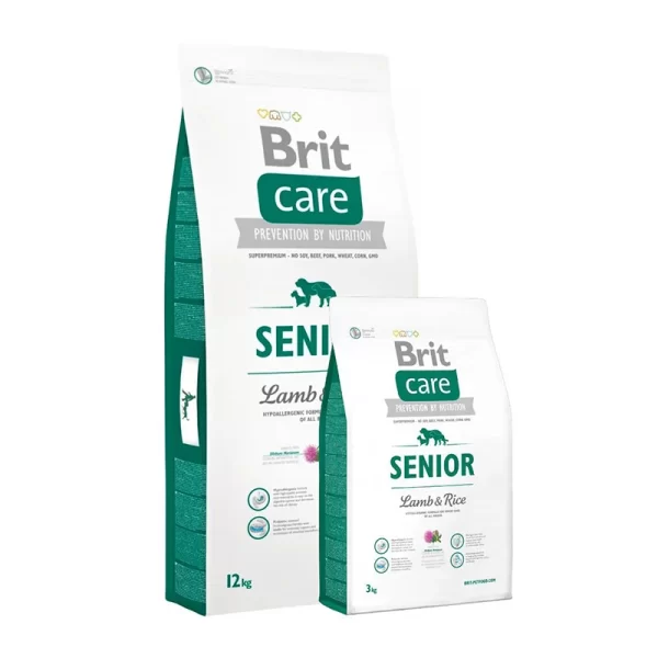 Brit Care Senior Cordero y Arroz perros alimento