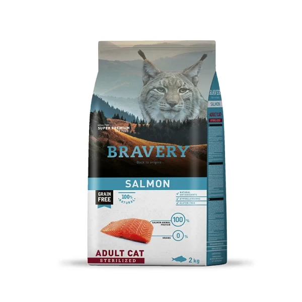 Bravery Gato Adulto Esterilizado Salmón