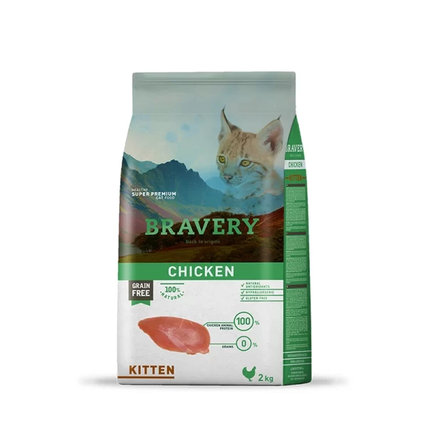Bravery Kitten Pollo 2KG