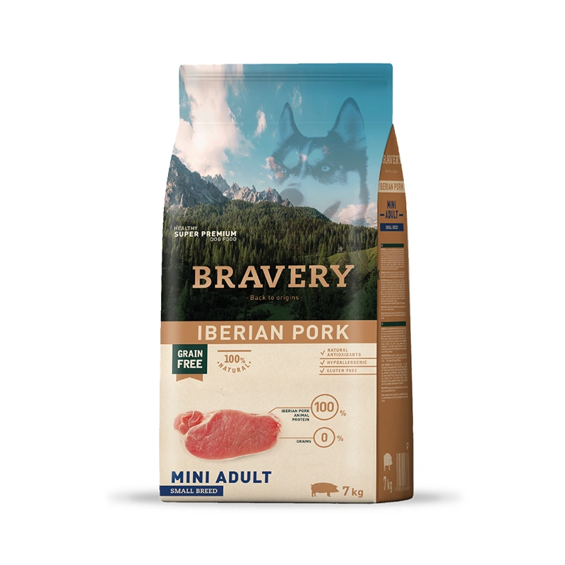 BRAVERY CANINO IBERIAN CERDO MINI ADULT SMALL BREEDS 7 kg