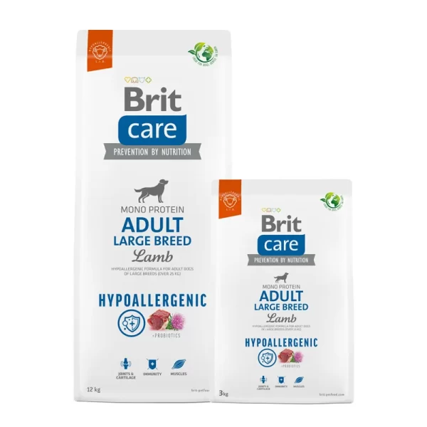 Brit Care Hipoalergénico Adulto Razas Grandes Cordero