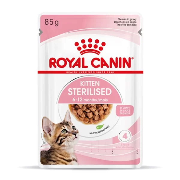 ROYAL CANIN KITTEN STERILISED POUCH 85 G