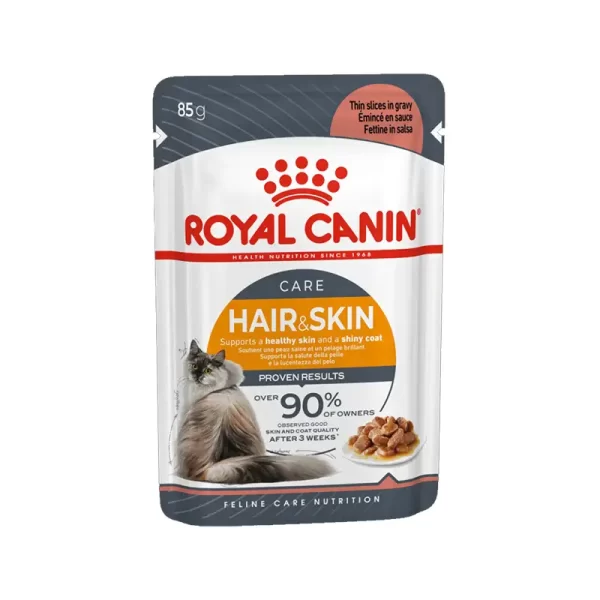 Royal Canin Hair & Skin Felino Pouch 85 Gr