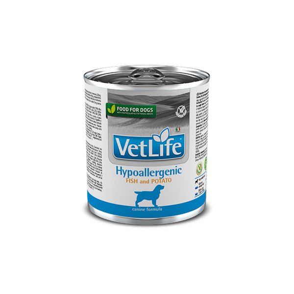 Vetlife Hypoallergenic Fish and Potato 300gr