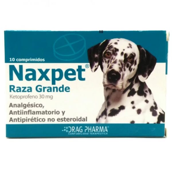 Naxpet 30 mg – Apoyo Antiinflamatorio y Analgésico Oral para Perros y Gatos (10 unidades)