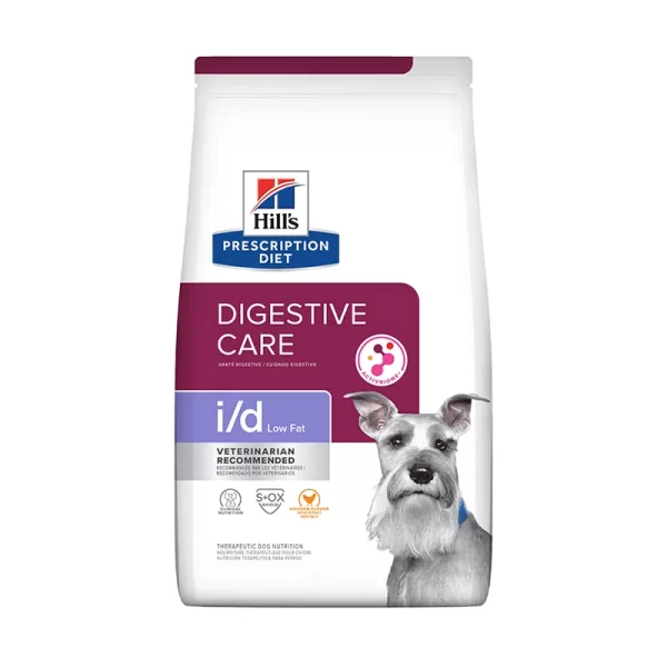 Hills Prescription Diet i/d alimento para perro bajo en grasas Cuidado Digestivo 3.9 kg