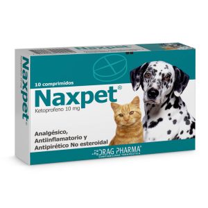Naxpet 10 mg Apoyo Antiinflamatorio y Analgesico Oral para Perros y Gatos