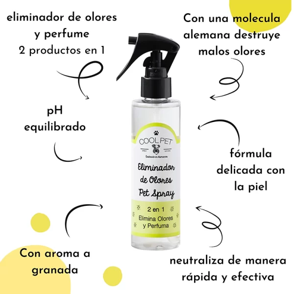 Coolpet Pet Spray Eliminador de Olores