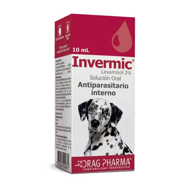 Invermic Perro – Solución Oral Antiparasitaria e Inmunoestimulante (10 mL)
