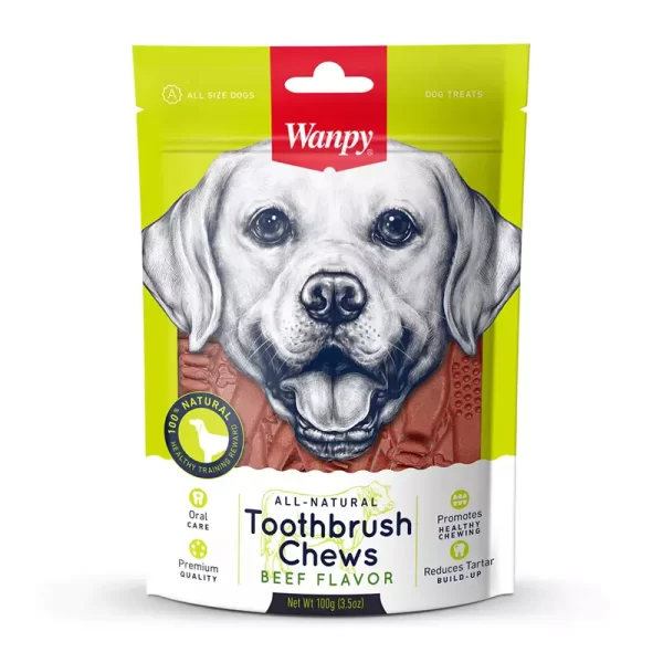 WANPY TOOTHBRUSH CHEWS BEEF 100 GR