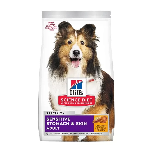 Hills Adult Sensitive Skin & Stomach Alimento para Perro Adulto Piel y Estómago Sensibles 1.8Kg