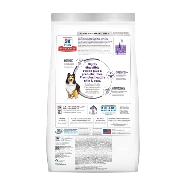 Hills Adult Sensitive Skin & Stomach Alimento para Perro Adulto Piel y Estómago Sensibles 1.8Kg