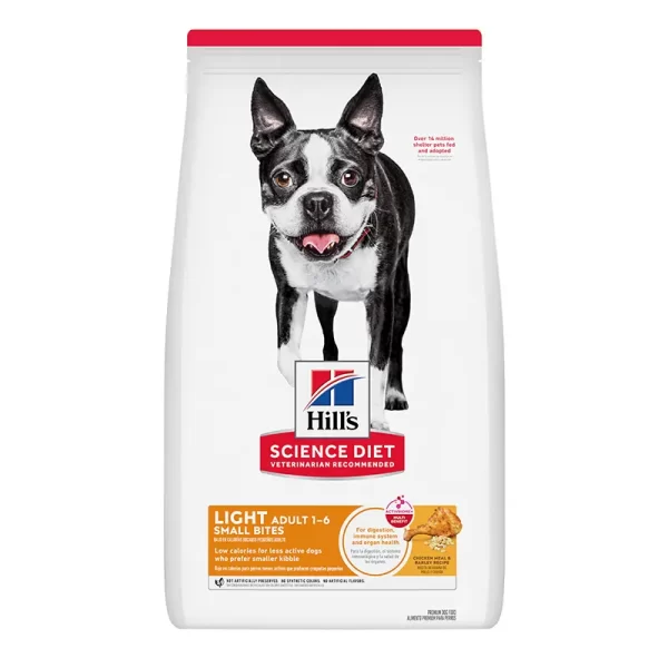 Hills Science Diet Small Bites Light, Alimento para Perro Adulto, Bocados Pequeños Light