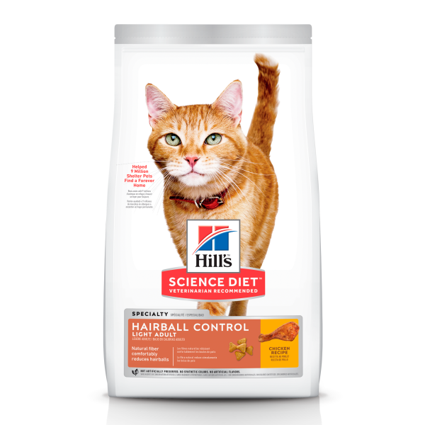 HILLS FELINO ADULTO HAIRBALL CONTROL LIGHT 3.1KG