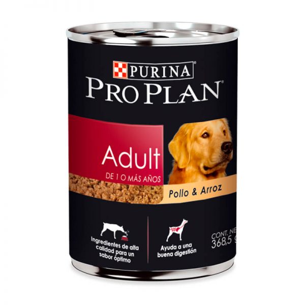 Pro Plan Alimento Húmedo Perro Adulto Pollo Lata 368,5 Gr