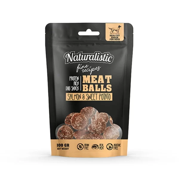 Naturalistic Meat Balls Salmon & Sweet Potato 100 Gr