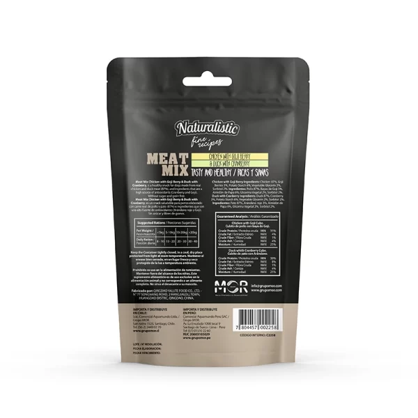 Naturalistic Meat Mix Chicken & Duck 50 Gr