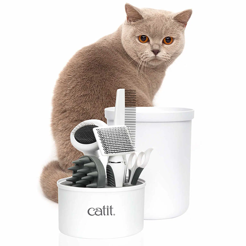 Catit Grooming Kit para Gato Pelo Corto
