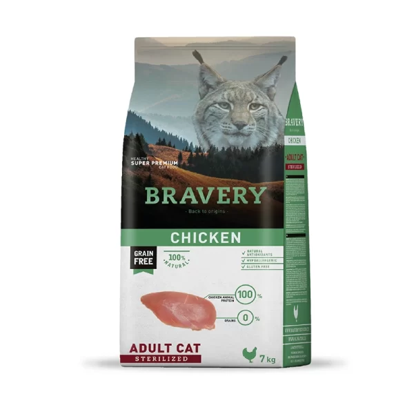 Bravery Chicken Adult Cat Sterilized 7 KG