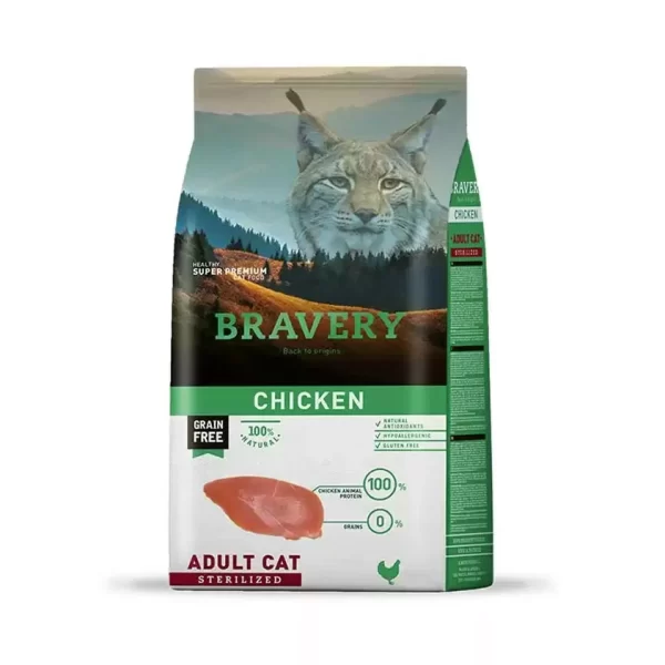 Bravery Chicken Adult Cat Sterilized 7 KG
