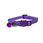 Collar Para Gato Reflectante Cascabel - Lila