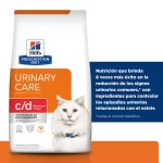 Hills Prescription Diet C/D Alimento para Gato Cuidado Urinario 1.8Kg