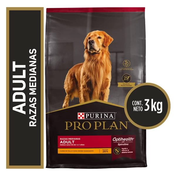 Pro Plan Alimento Seco Perro Adulto Medianos 3 Kg