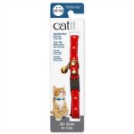 Catit collar ajustable rojo con anclas