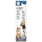 Catit collar ajustable blanco con lunares