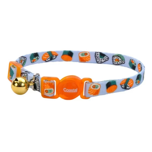 Coastal fashion collar cat sushi