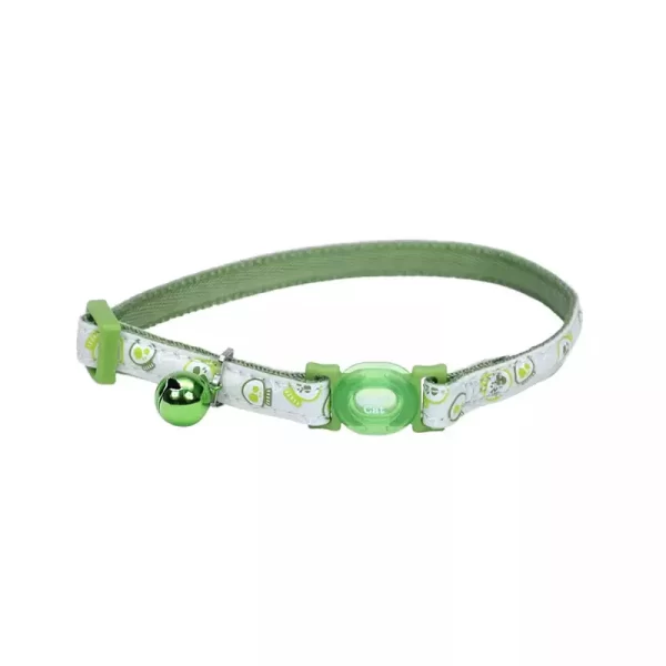 Coastal Glow in the dark skulls blanco/verde 20-30 cm