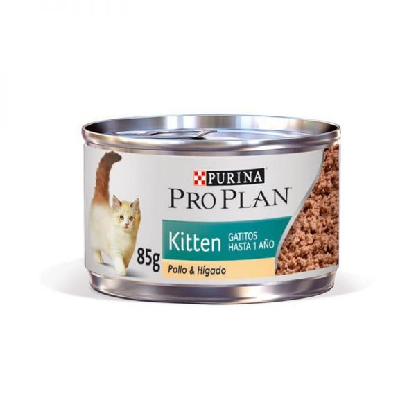 Pro Plan Alimento Húmedo Gato Gatitos Pollo Lata 85g