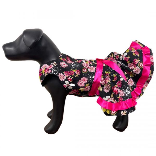 Húmedo Hacer camarera CLUB P&G TRAJE DE CHINA – NEGRO/ROSA - Club de Perros y Gatos